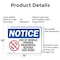 Signmission Use Of Mobile Phones Prohibited, 14 in W x Rectangle, Aluminum OS-2PACK-NS-A-1014-L-18801 - alternate 2